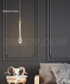 Đèn thả trang trí giọt nước pha lê cao cấp DK6828