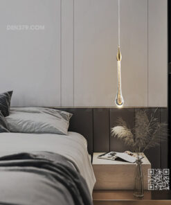 Đèn thả trang trí giọt nước pha lê cao cấp DK6828