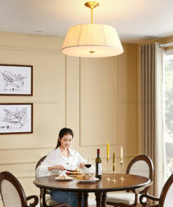 đèn thả,đèn thả cổ điển,đèn thả chụp vải,đèn thả cao cấp,đèn trang trí,bàn ăn