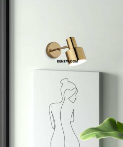 Đèn tường ống rọi xi vàng cao cấp xoay QH507