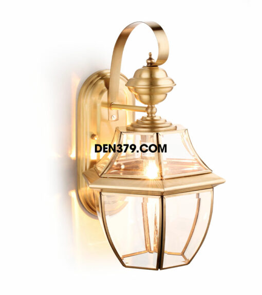 Đèn tường đồng trang trí ngoài trời QH687