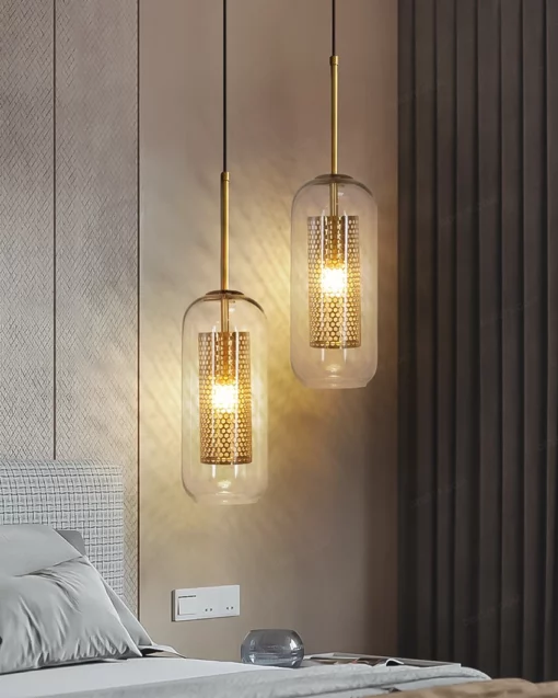 Đèn thả thủy tinh trang trí cao cấp 35574