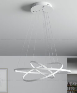 Đèn thả,đèn thả trang trí,đèn thả 3 vòng,đèn thả bàn ăn,đèn thả led 3 vòng,đèn thả hiện đại