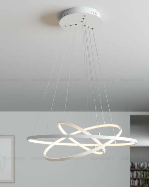 Đèn thả,đèn thả trang trí,đèn thả 3 vòng,đèn thả bàn ăn,đèn thả led 3 vòng,đèn thả hiện đại
