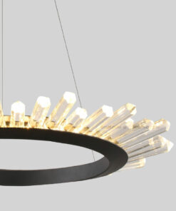 Đèn thả trang trí vòng tròn pha lê cao cấp