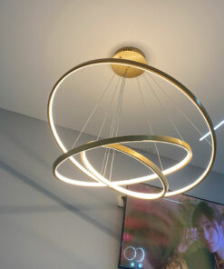 Đèn thả,đèn thả trang trí,đèn thả 3 vòng,đèn thả bàn ăn,đèn thả led 3 vòng,đèn thả hiện đại