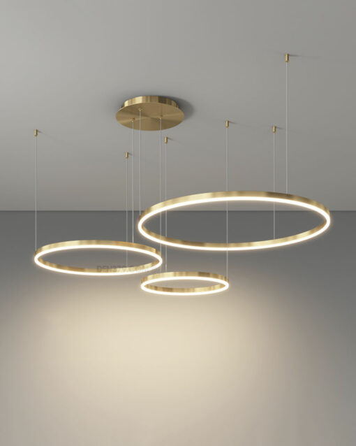 Đèn thả,đèn thả trang trí,đèn thả 3 vòng,đèn thả bàn ăn,đèn thả led 3 vòng,đèn thả hiện đại