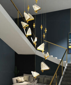 Đèn thả trang trí thông tầng cao cấp DA2002T