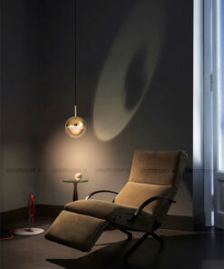 đèn thả pha lê thủy tinh trong suốt cao cấp trang trí phòng khách