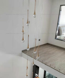 Đèn thả thông tầng pha lê hiện đại DK8065