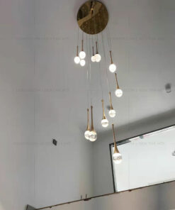 Đèn thả thông tầng pha lê hiện đại DK8065