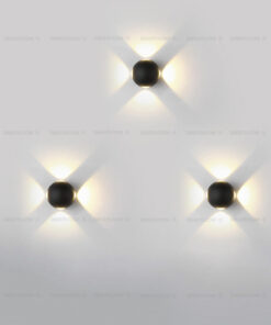 Đèn led hắt tường, đèn tường trang trí, đèn hắt tường, đèn tường 4 đầu sáng