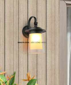 Đèn tường decor ngoài trời chụp thủy tinh VT208W