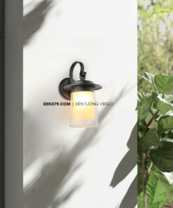 Đèn tường decor ngoài trời chụp thủy tinh VT208W