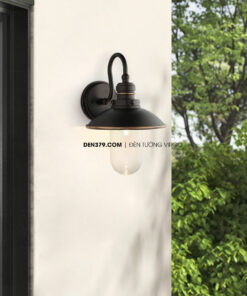 Đèn tường ngoài trời chụp thủy tinh trong cao cấp VT932W
