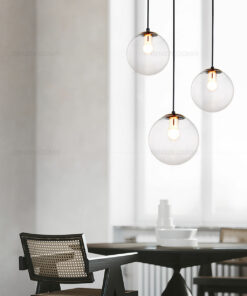 đèn thả,đèn thả trang trí,đèn thả thủy tinh,đèn thả trong suốt,bàn ăn