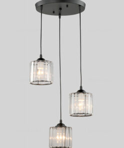 đèn thả 3 bóng,đèn trang trí, đèn thả, thả pha lê, đèn bàn ăn