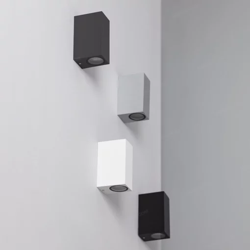 Đèn hắt tường 2 đầu trang trí ngoài trời W172