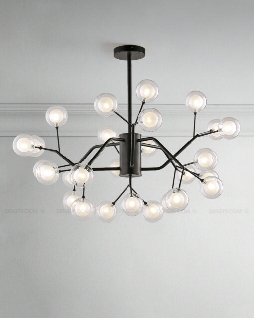 Đèn chùm trang trí 33 bóng thủy tinh D2290