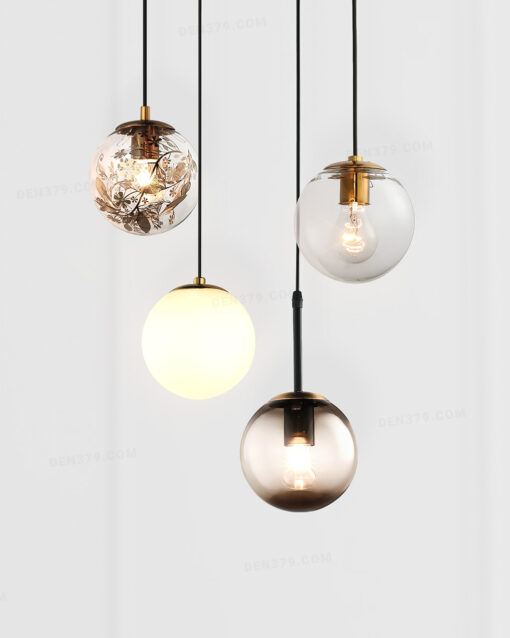 Đèn thả trang trí thủy tinh L102