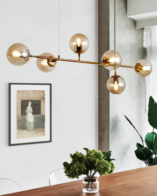 Đèn thả thủy tinh trang trí D8806/6