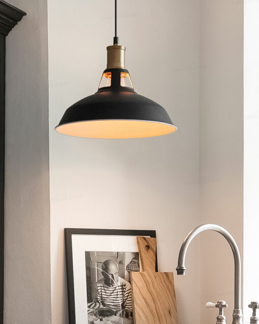 Đèn thả chụp hợp kim nhôm DN25