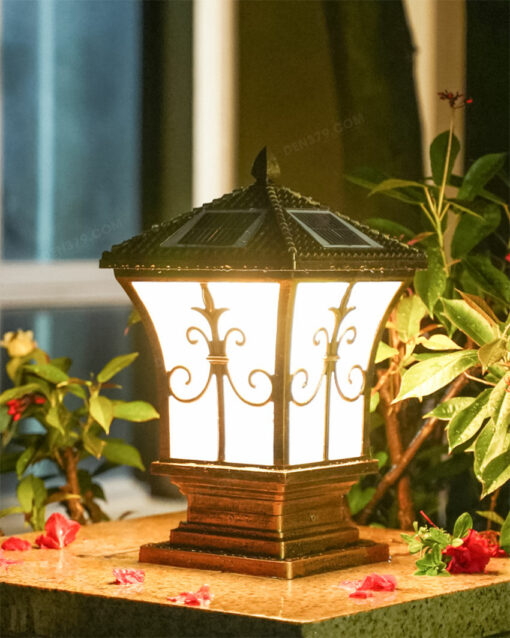 Đèn trụ trang trí năng lượng mặt trời 40733