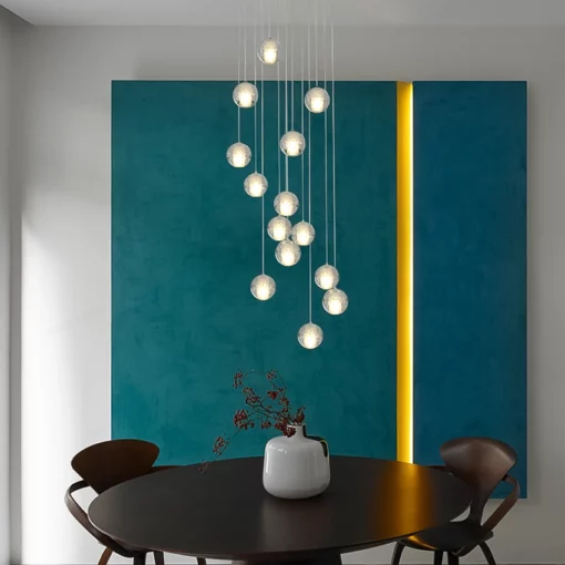 Đèn thả pha lê giọt nước cao cấp 42423