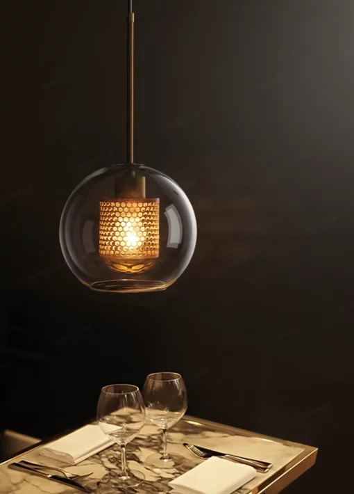 Đèn thả thủy tinh trang trí cao cấp 42220