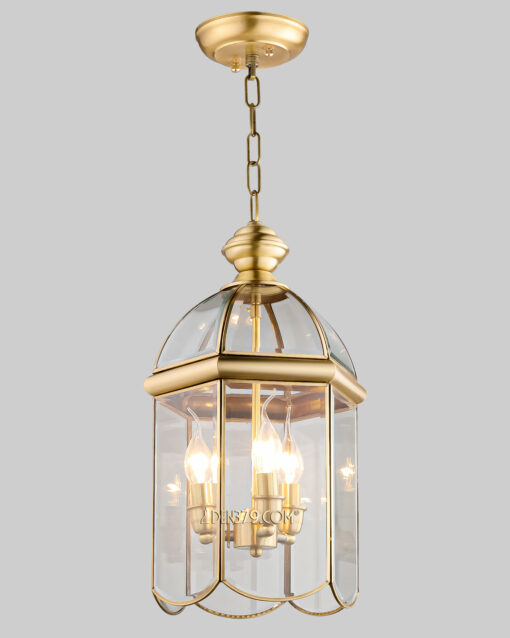 Đèn thả đồng bóng nến cao cấp 43888