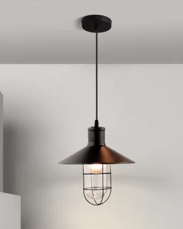 Đèn thả chụp nhôm trang trí 43537