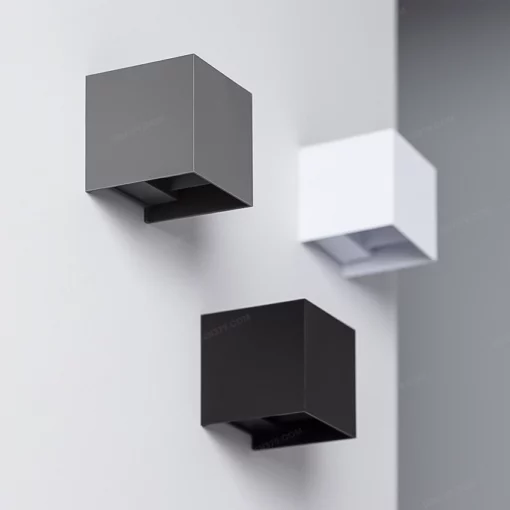 Đèn hắt tường 2 đầu trang trí ngoài trời chỉnh tia 3Wx2 W175