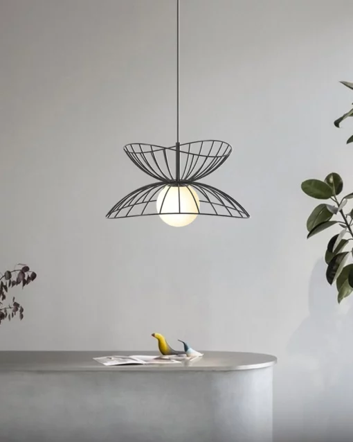 Đèn thả trang trí khung hợp sắt nghệ thuật P7921