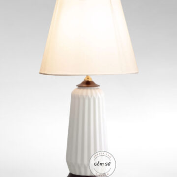 Đèn bàn trang trí, đèn ngủ Gốm sứ Việt Nam TS02