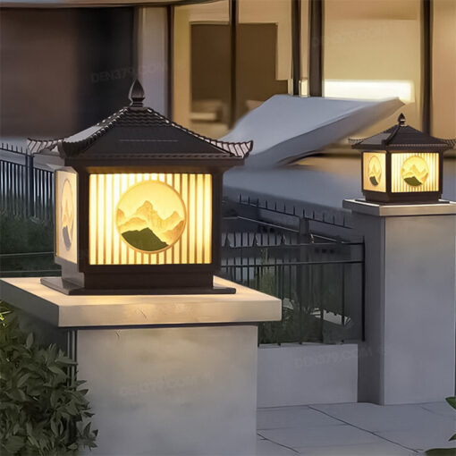 Đèn trụ trang trí năng lượng mặt trời LTSR207