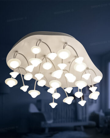 Đèn LED ốp trần Rừng Nấm trang trí hiện đại 74126