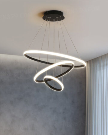 Đèn thả LED 3 vòng sáng phong cách hiện đại 83446