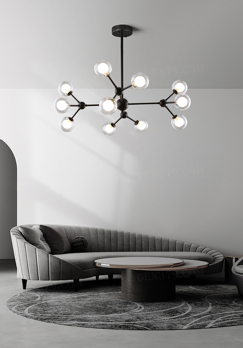 Đèn chùm thủy tinh hiện đại 82866