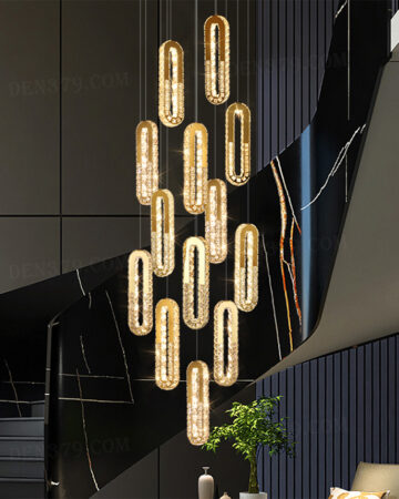 Đèn thả pha lê cao cấp 84928