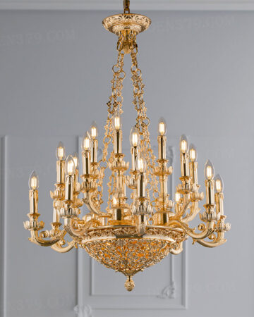 Đèn chùm đồng cao cấp 86883