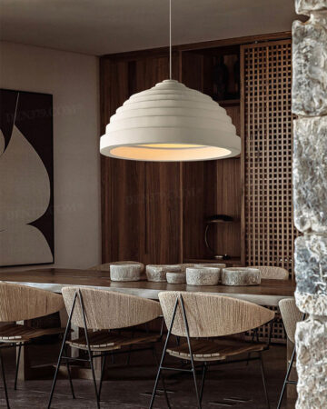 Đèn thả trang trí bàn ăn phong cách Wabi-sabi 65213