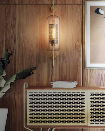 Đèn tường thủy tinh trang trí 65377