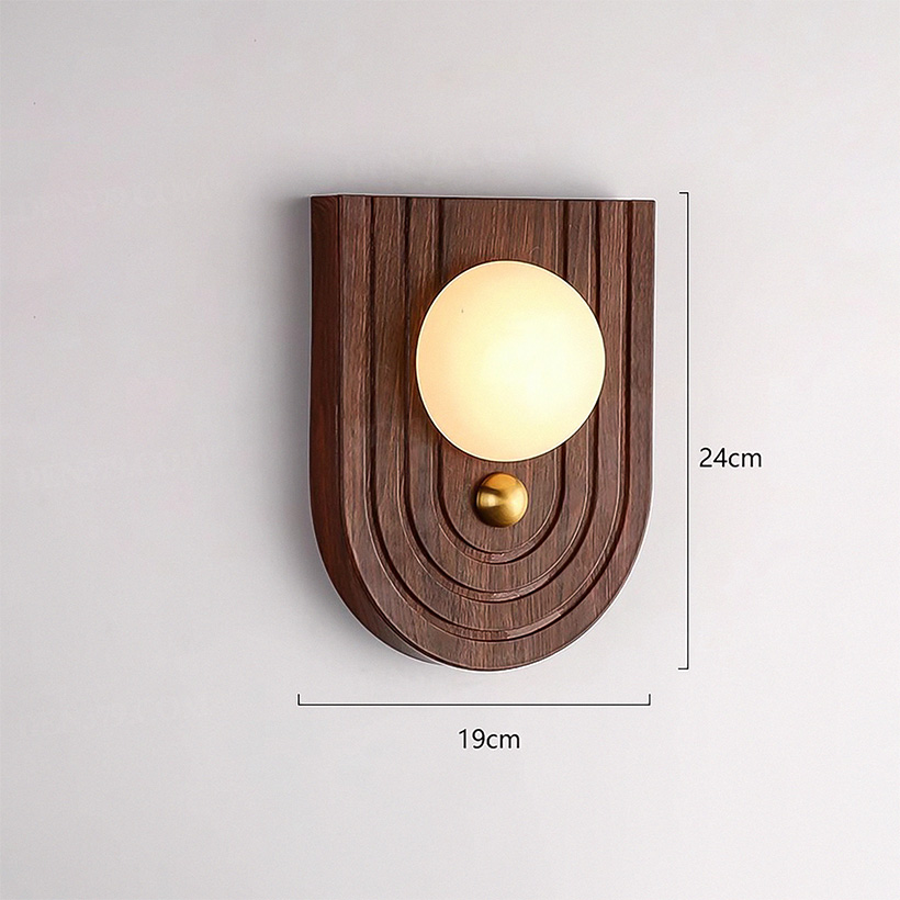 Đèn tường gỗ trang trí 65434