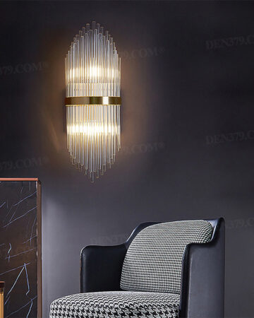 Đèn tường pha lê ống cao cấp phong cách Tân cổ điển 65672