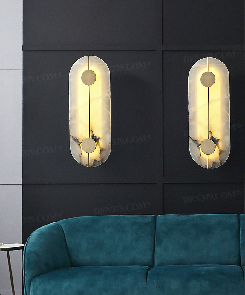 Đèn tường đồng và đá cẩm thạch hiện đại 65698