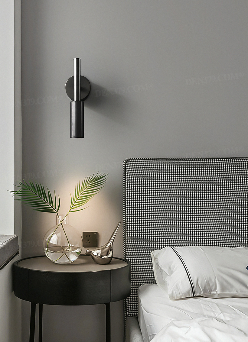 Đèn tường ống rọi đọc sách bằng đồng phong cách tối giản 65749