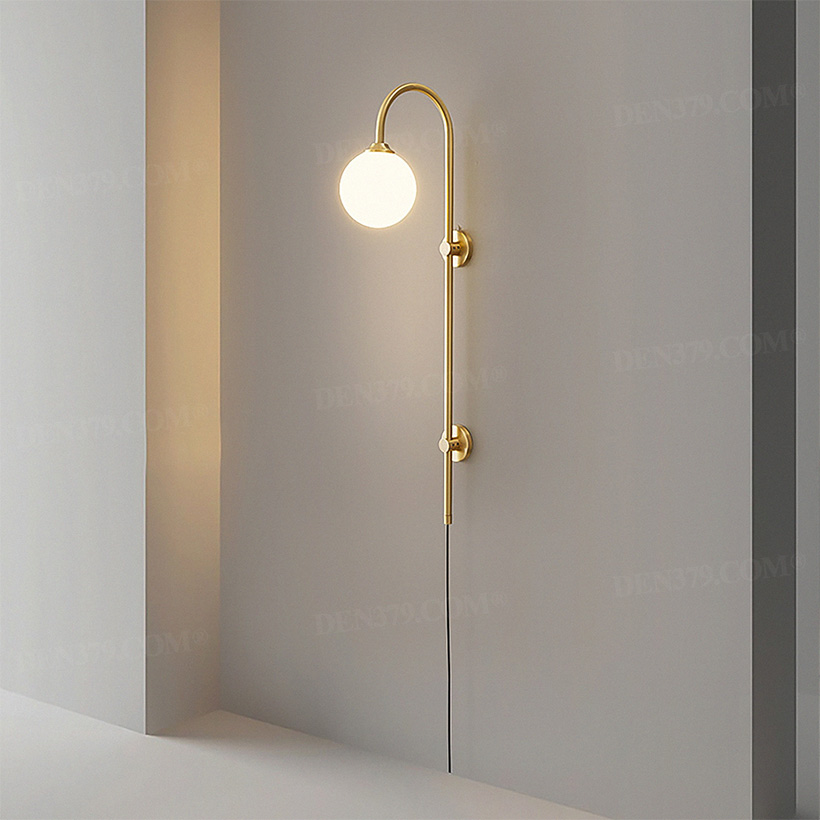 Đèn gắn tường decor đồng thau Minimalist 65759