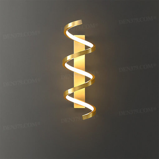 Đèn tường thân đồng xoắn ốc hiện đại 65781