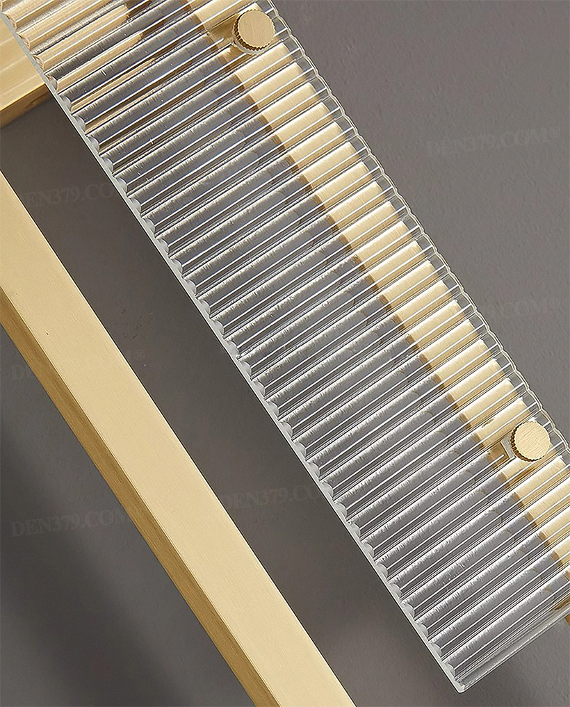 Đèn tường bằng đồng chao thủy tinh độc đáo 65794