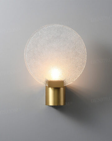 Đèn tường bằng đồng dạng tròn tối giản 65958